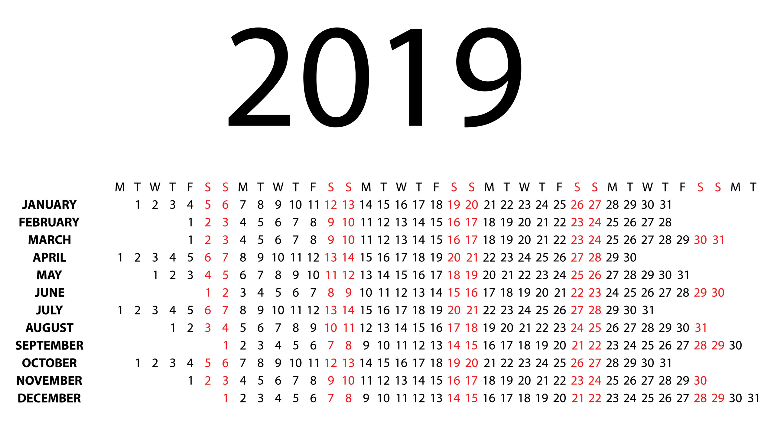 New Year’s Resolutions 2019